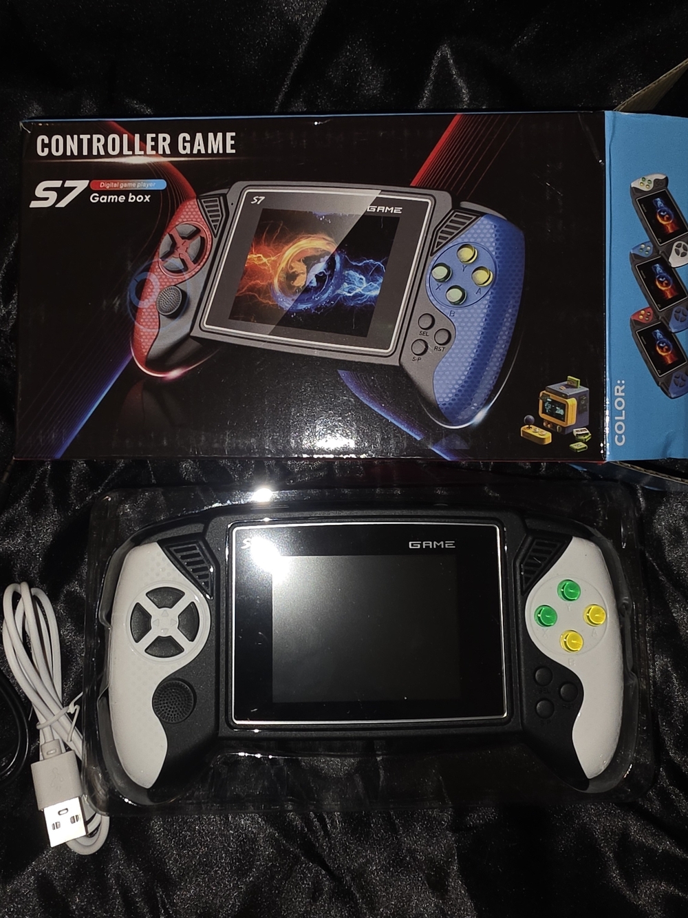 Handheld Game Console - White/Black
